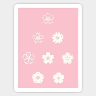 Sakura Christmas Tree Sticker